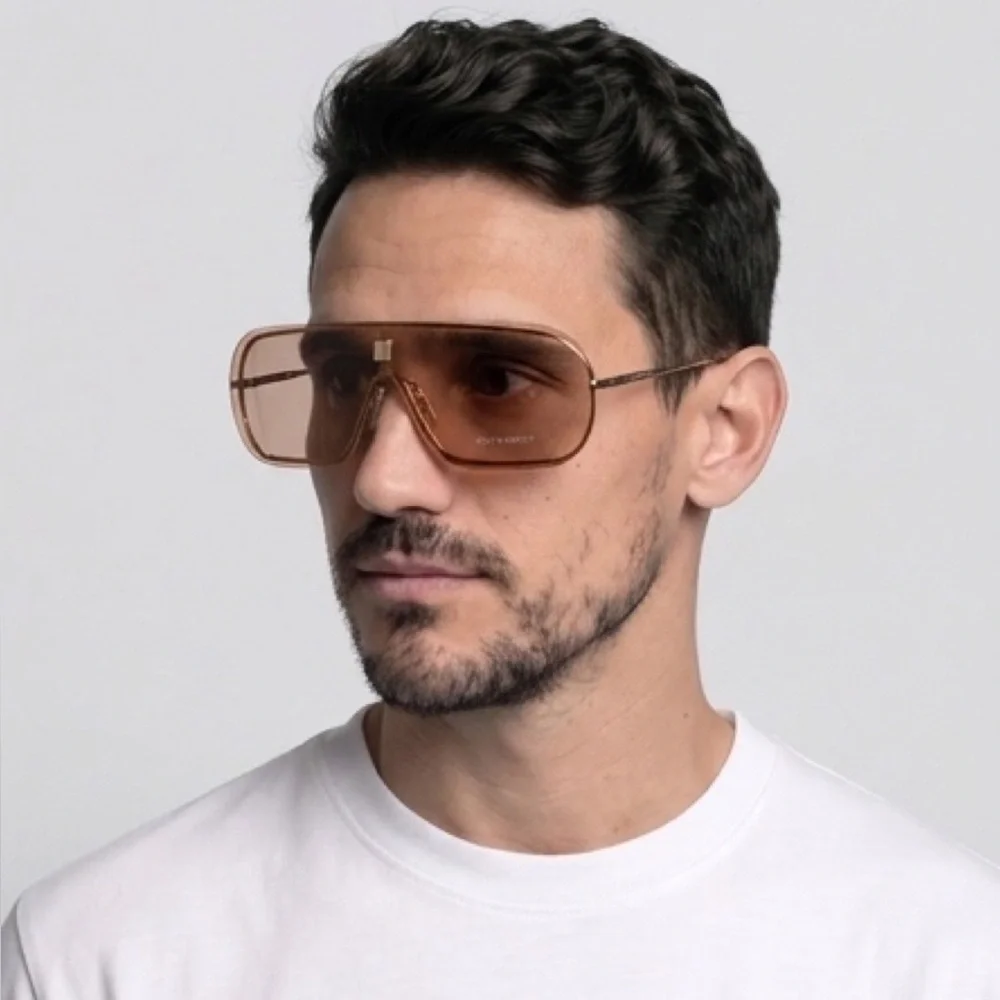 Givenchy Shield Rimless Brown/Bronze Sunglasses 720